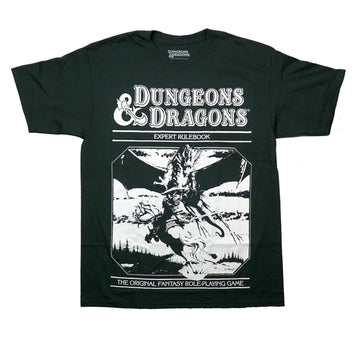Dungeons & Dragons Mens T-Shirt - Expert Elmore Art White Print