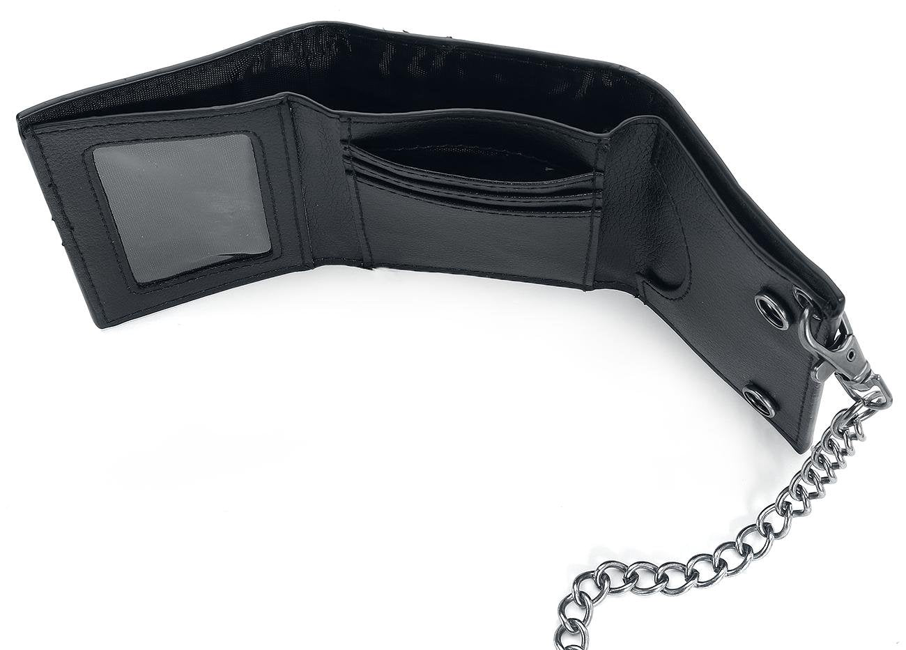 Bioworld Marvel The Punisher Skull Logo Mens Biker Chain Wallet,Black,One Size