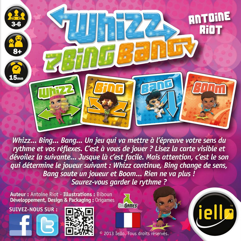 IELLO Whizz Bing Bang Card Game