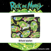 Adult Swim's Rick and Morty Bifold Wallet in a Decorative Tin Case, Multi - Inmyparentsbasement.com