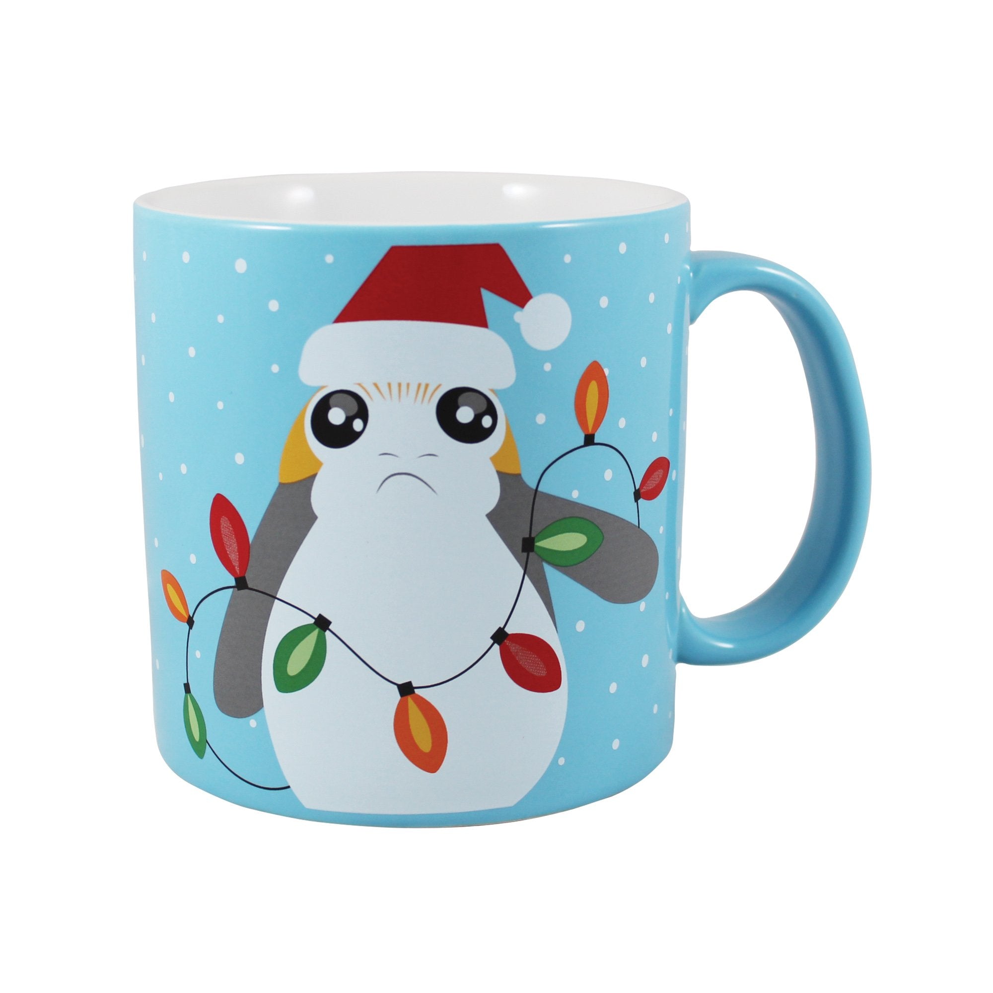 Vandor Star Wars Porg Holiday 20 oz. Ceramic Mug
