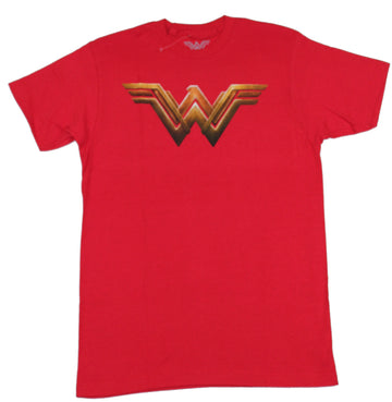 Wonder Woman (DC Comics) Mens T-Shirt - Classic Movie Logo Image