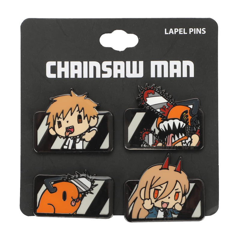 Bioworld Chainsaw Man Set of 4 Enamel Pins
