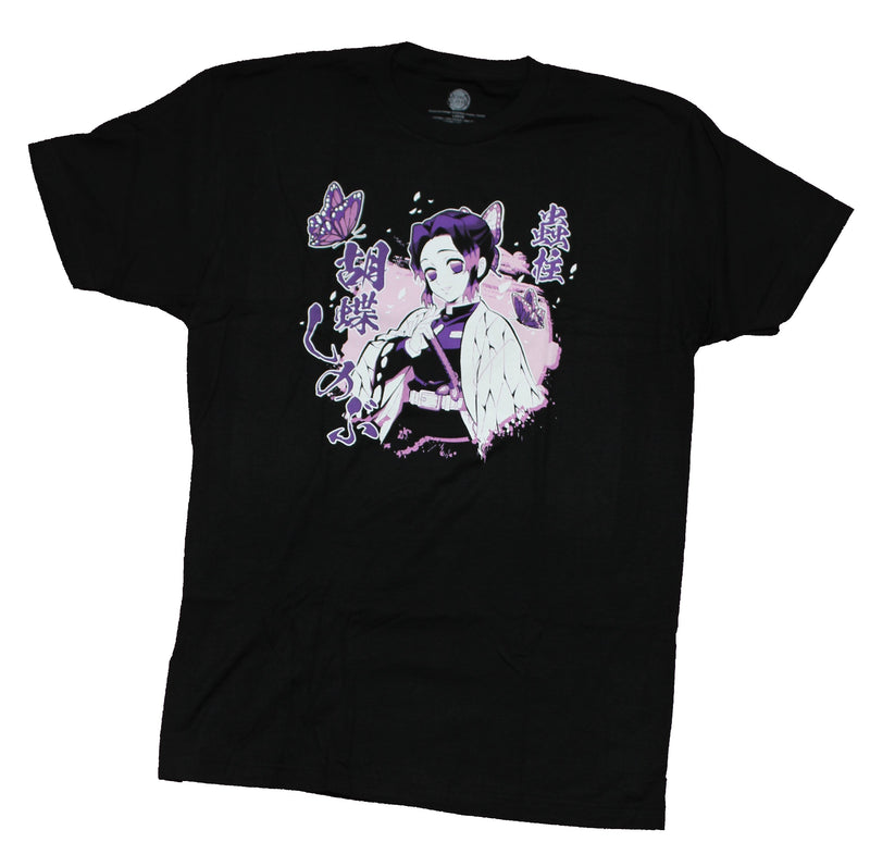 Demon Slayer Mens T-Shirt - Shinobu Kocho Pink Girl Image