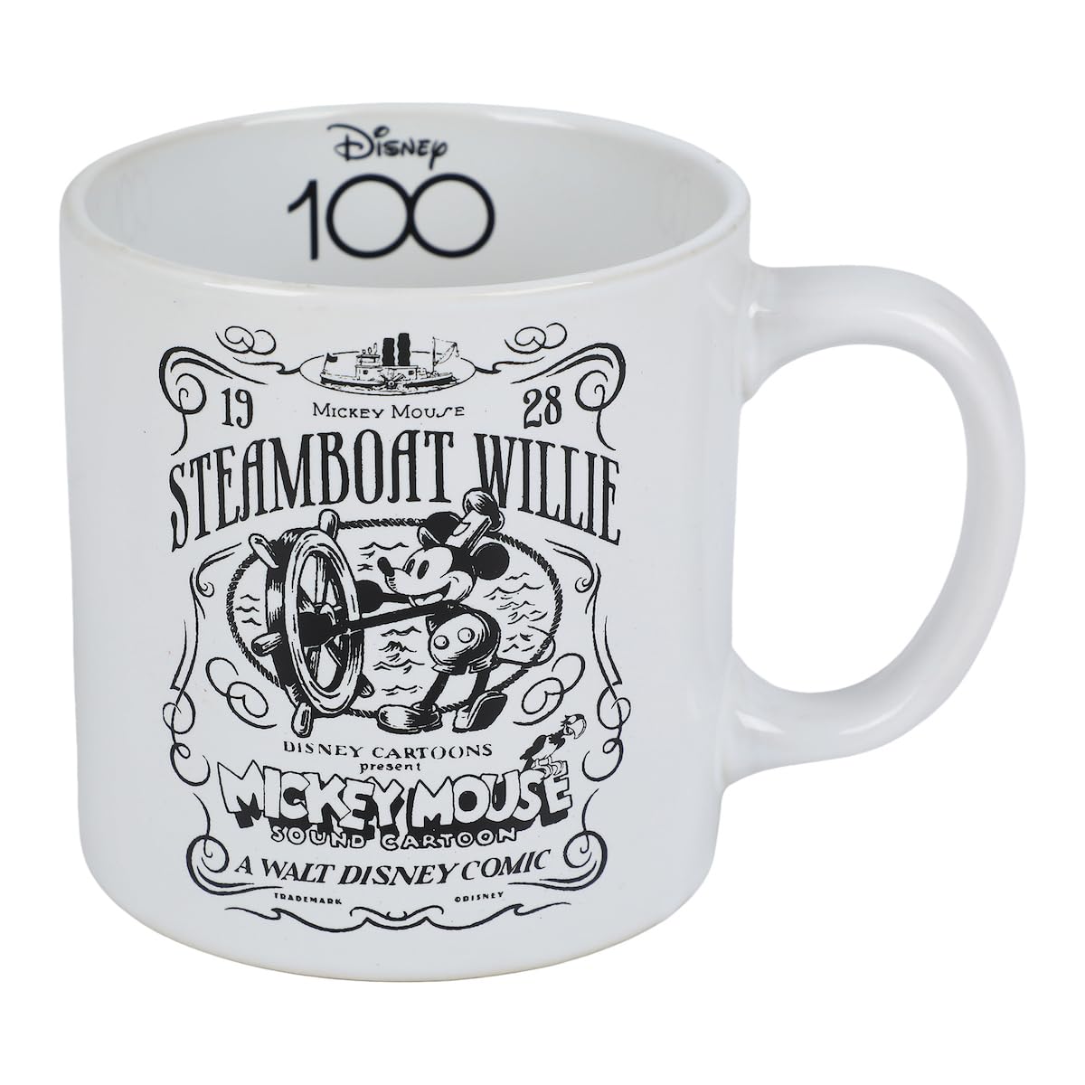 Bioworld - Disney D100 Steamboat Willie 16 Oz. Ceramic Mug