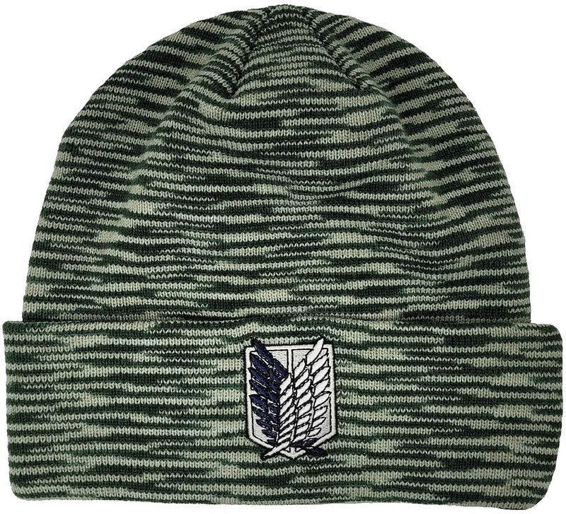 Ripple Junction Attack on Titan Scout Regiment Wings of Freedom Space Dye Cuffed Beanie Officially Licensed