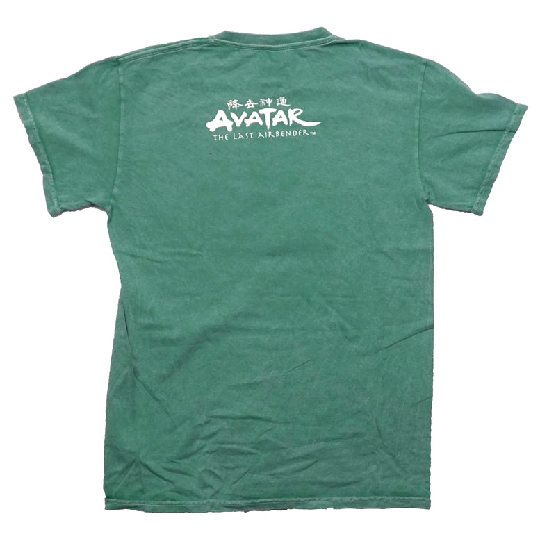 Avatar the Last Airbender Mens T-Shirt - Aang & Gang Sitting on Apa