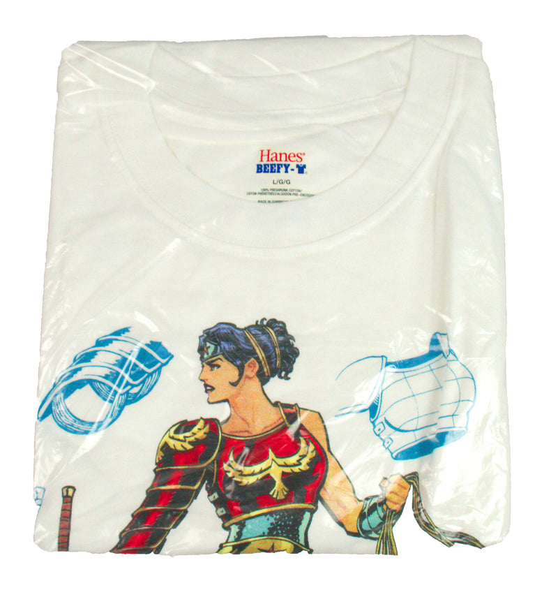 Graphitti Designs Wonder Woman Armored NOS DEADSTOCK VINTAGE T-SHIRT New