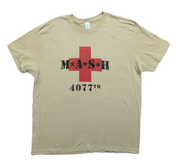 MASH Mens T-Shirt -  Mash 4077th Classic Cross Logo
