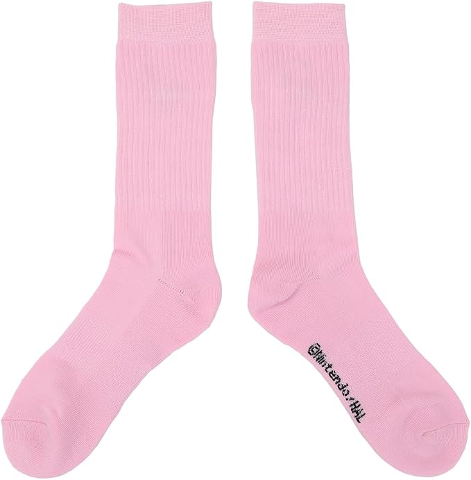 Bioworld Kirby Carrying Strawberry Men's Pink Athletic Crew Socks