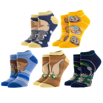 Avatar The Last Airbender Ankle Socks for men 5 Pack