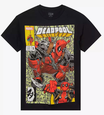 Deadpool Mens T-Shirt - Torment Issue 1 Spider-man Homage