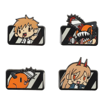 Bioworld Chainsaw Man Set of 4 Enamel Pins