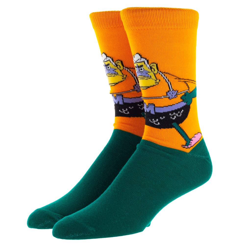 Bioworld Spongebob Squarepants Characters Crew Socks for men 5 pack