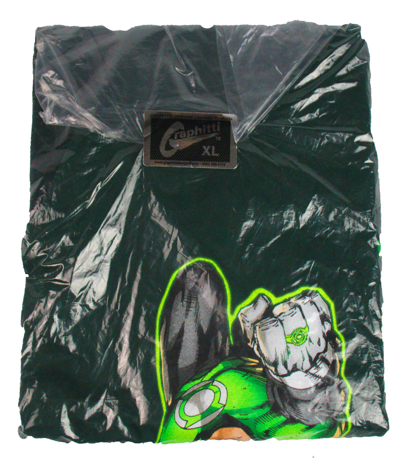 Graphitti Designs Green Lnatern Charge Under Logo  NOS DEADSTOCK VINTAGE T-SHIRT
