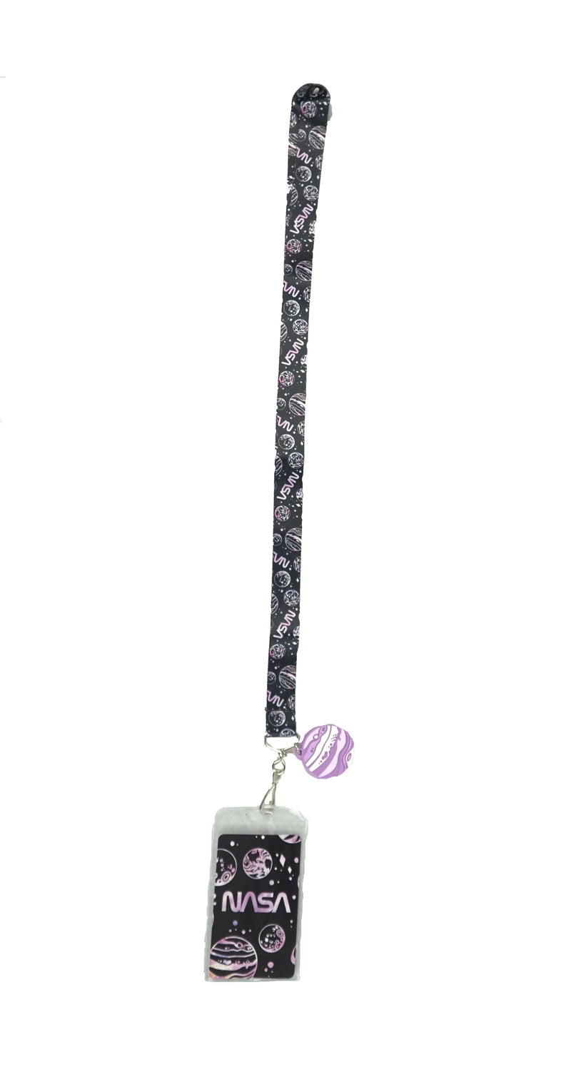 NASA and planets allover Lanyard with Pendant