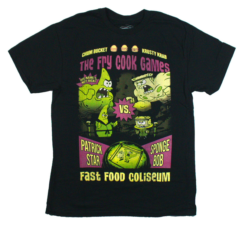 Spongebob Squarepants Mens T-Shirt The Fry Cook Games