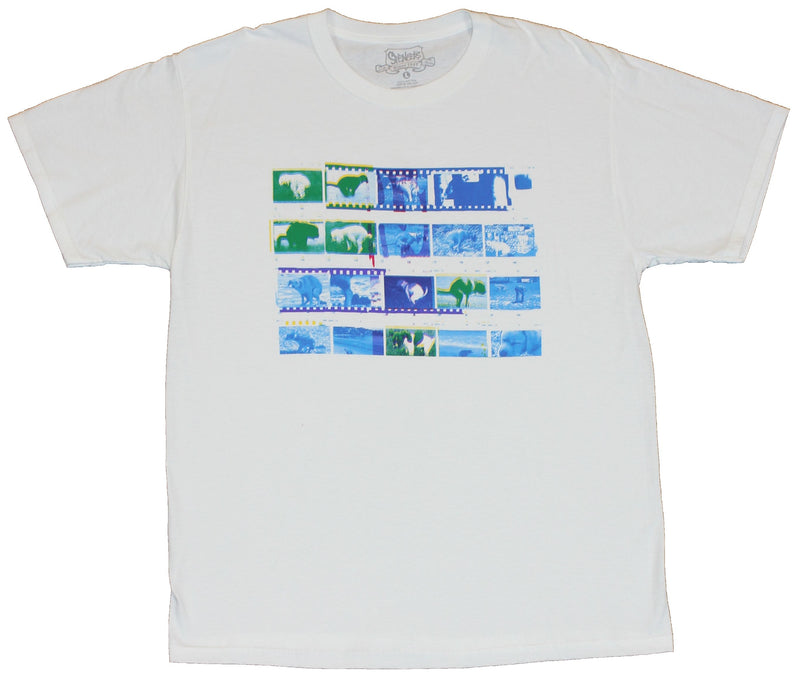 Dogs Mens T-Shirt -  Flim Strips of Dogs in Various Bathroom Situations