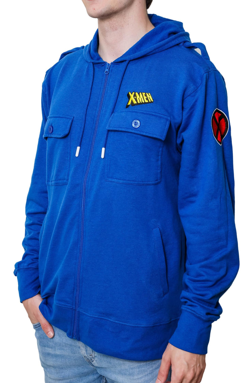 Marvel X-Men Jim Lee Wolverine Patch Jacket Hoodie