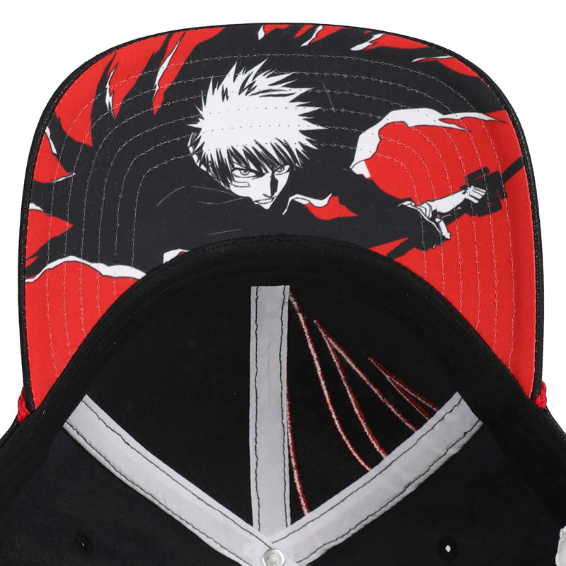 Bleach Ichigo Mask Suede Men's Black Baseball Cap