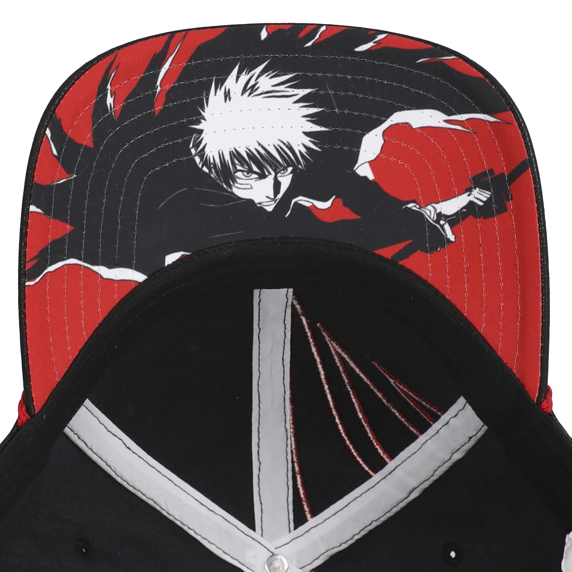 Bleach Ichigo Mask Suede Men's Black Baseball Cap