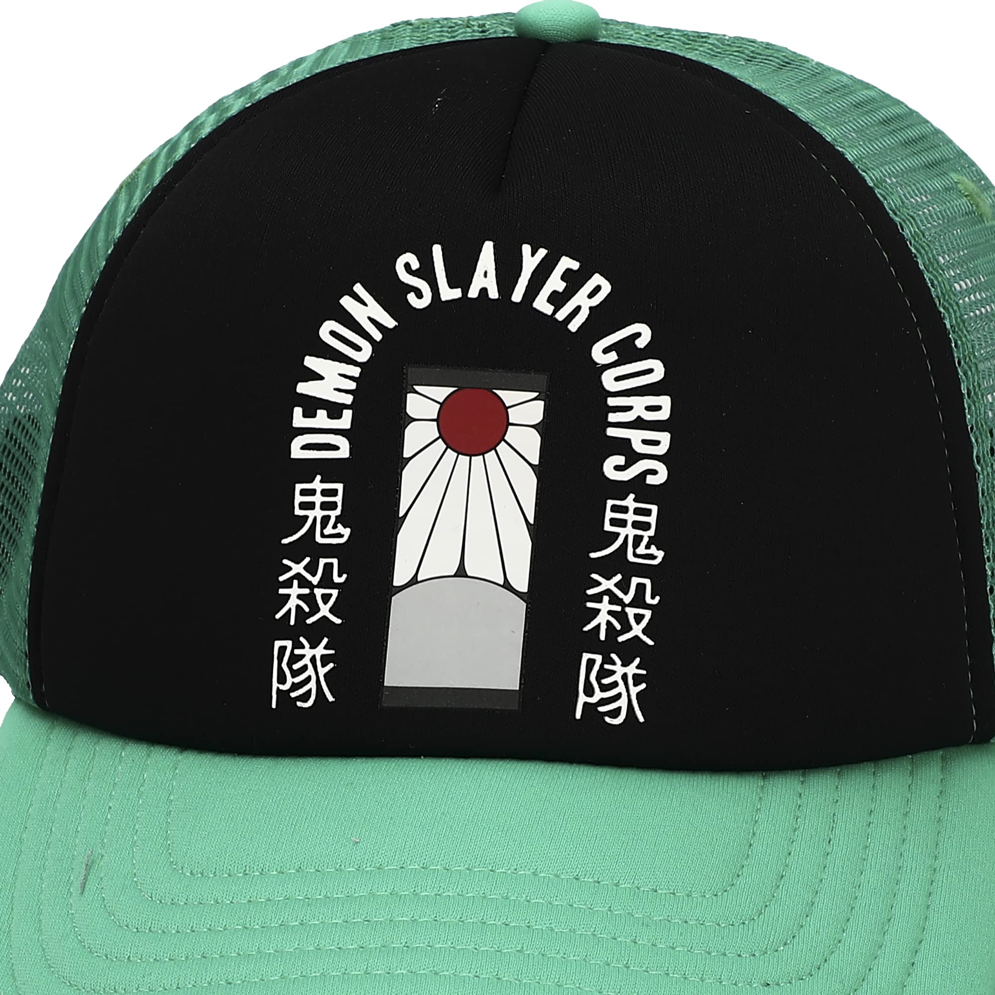 Demon Slayer Corps Foam Green Trucker Hat