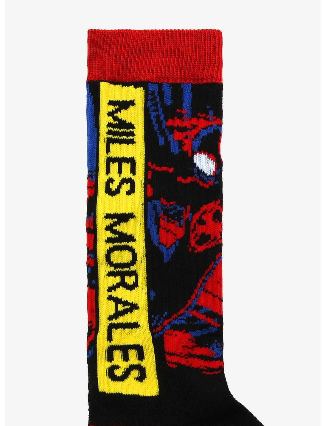 Marvel Spider-Man: Across The Spider-Verse Miles Morales Crew Socks