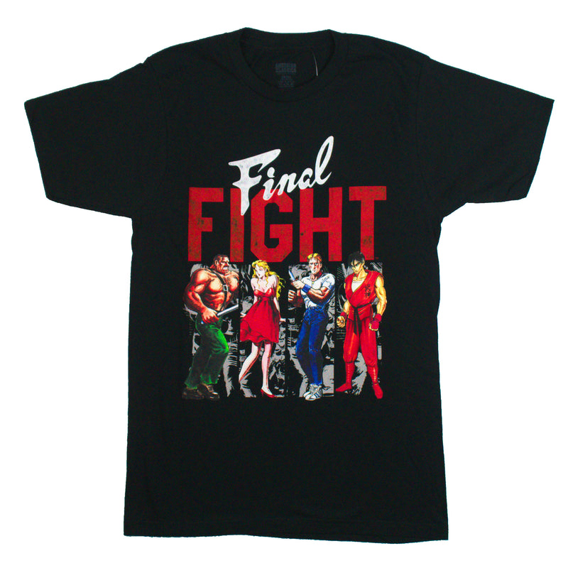 Final Fight Mens T-Shirt - Group Ready to Fight Under Name