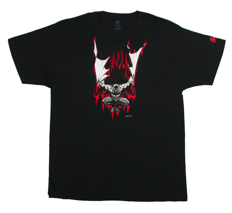 Graphitti Designs Batman Fire Fall  BEEFY T NOS DEADSTOCK VINTAGE T-SHIRT