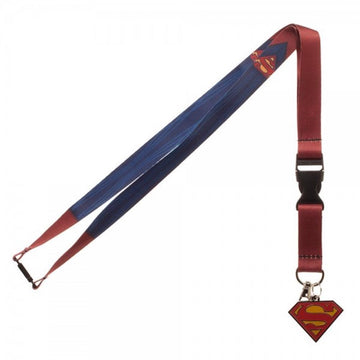 Superman Suit Texture Lanyard , Multi , One Size