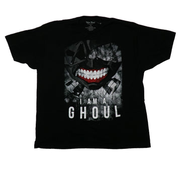 Tokyo Ghoul Mens T-Shirt - I Am A Ghoul Face Image