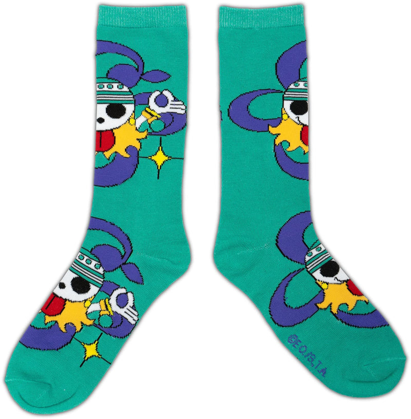 Ripple Junction One Piece Anime Straw Hat Pirates Adult Crew Socks 2-Pairs Officially Licensed