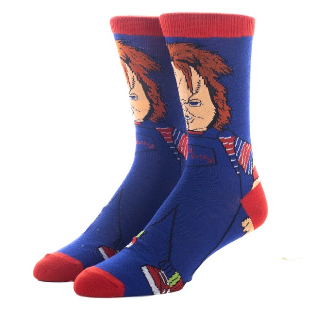Child's Play Chucky Animigos Adult Crew Socks 3 Pack