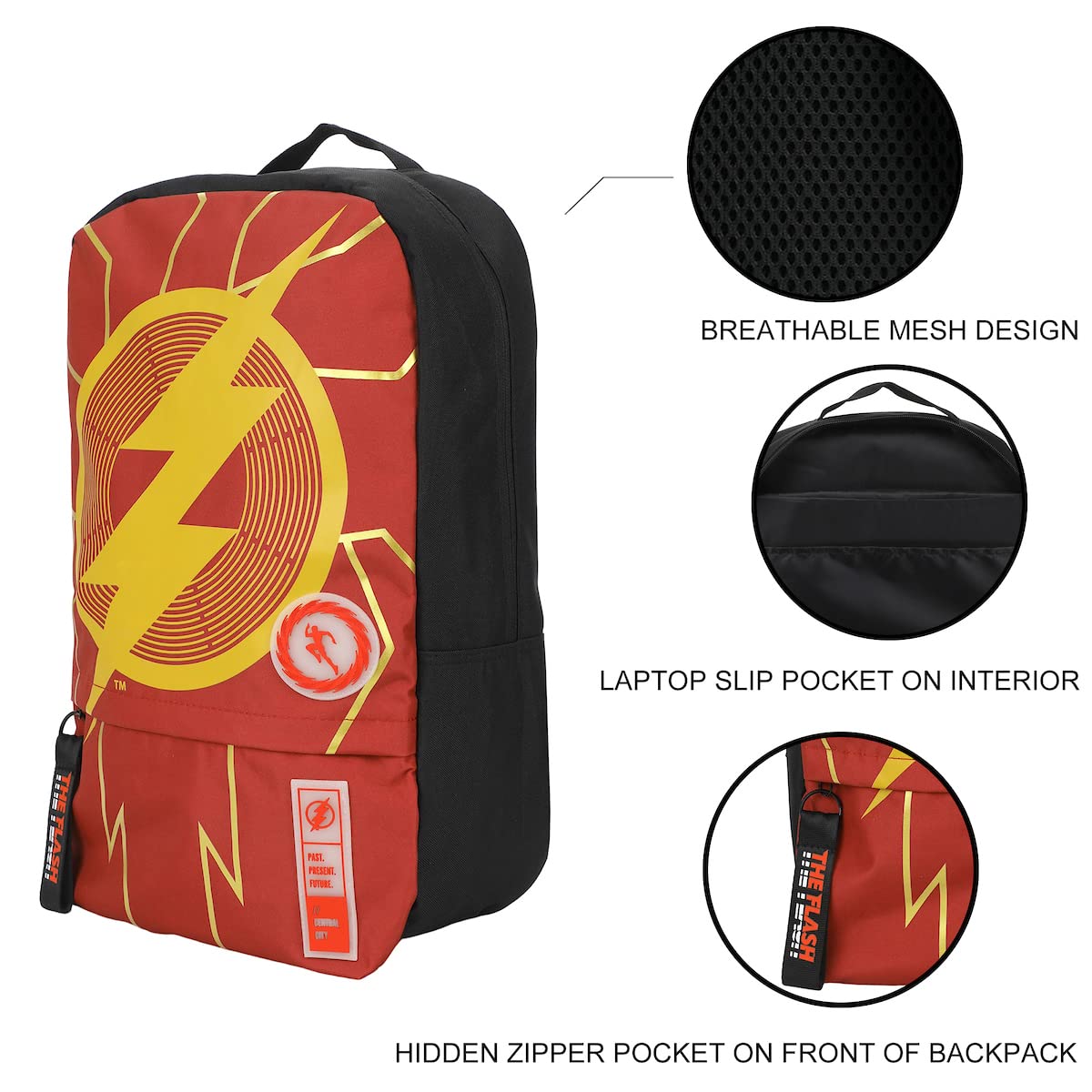The Flash Lightning Bolt Logo 19 Backpack