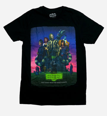 Beetlejuice Mens T-Shirt - 2024 A.D. The Ghost With the Most Is Back