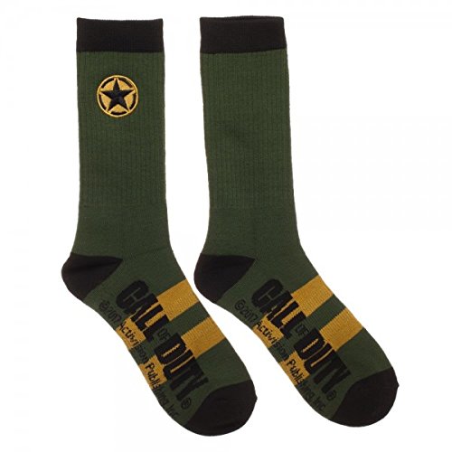 Call Of Duty WWII World War 2 Mens Crew Socks