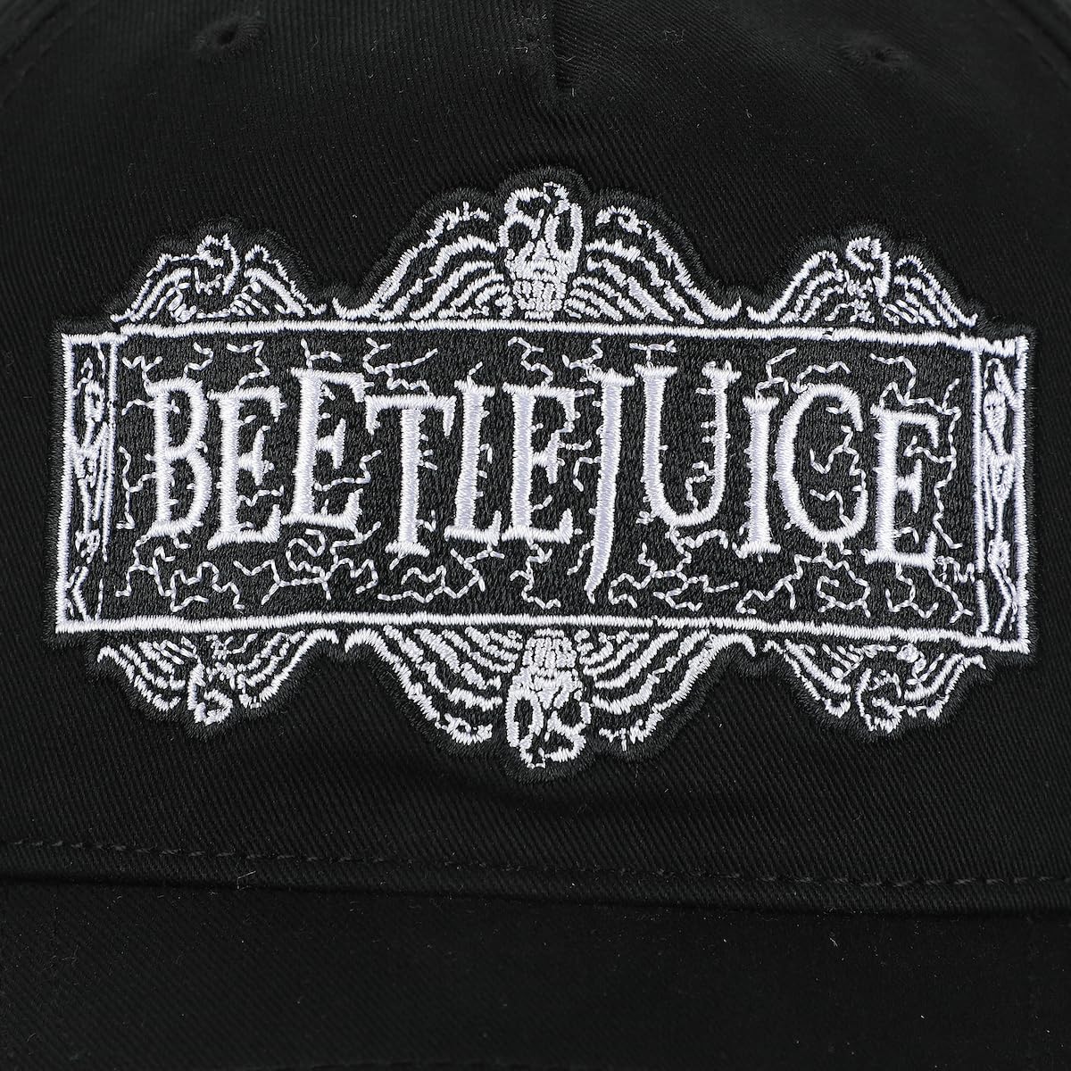 Bioworld Beetlejuice Movie Logo Black Snapback Hat