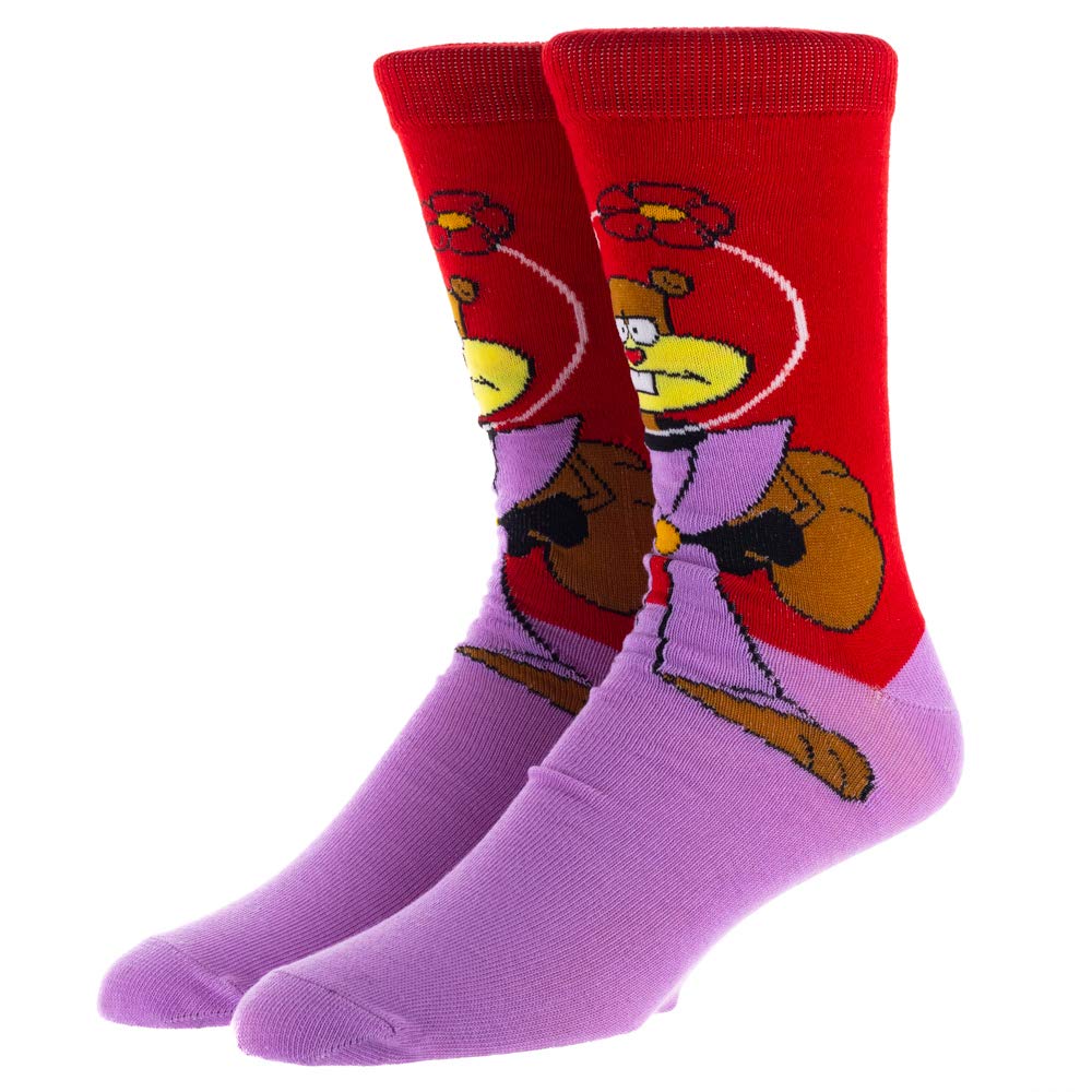 Bioworld Spongebob Squarepants Characters Crew Socks for men 5 pack