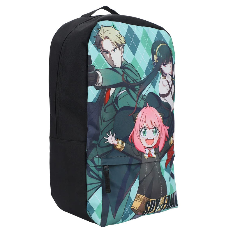 Spy x Family Backpack with Adjustable Shoulder Strap and Front Pocket
