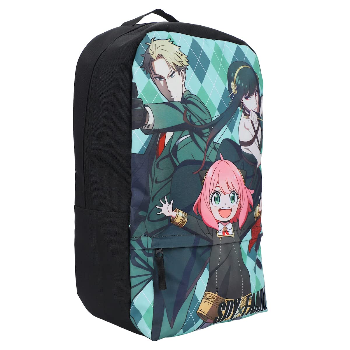 Spy x Family Backpack with Adjustable Shoulder Strap and Front Pocket