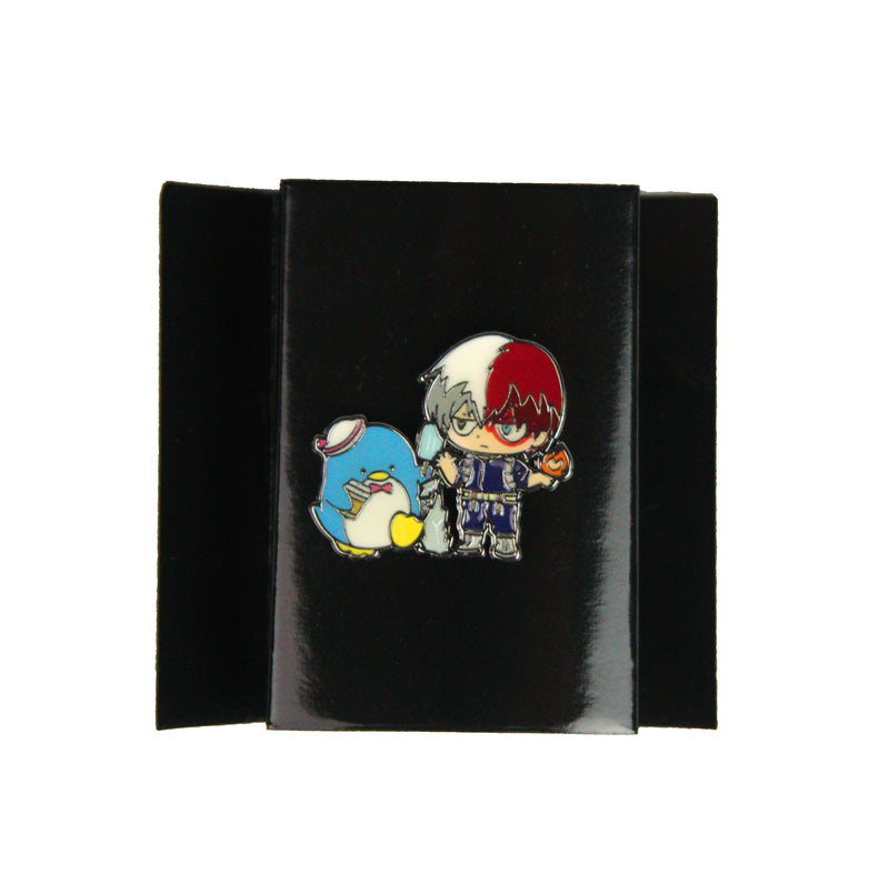 My Hero Academia Shoto Todoroki with Tuxedo Sam enamel pin