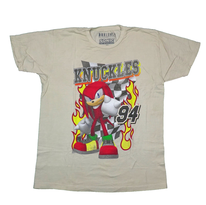 Sonic the Hedgehog Mens T-Shirt - Knuckles 94 Below Name