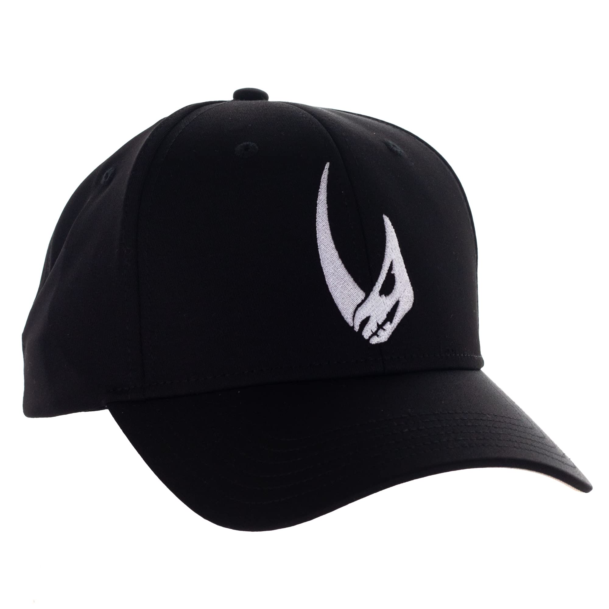 Star Wars Mandalorian Mudhorn Skull Black Flex Fit Hat