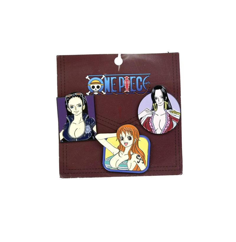 Ripple Junction One Piece Heroines enamel pin set