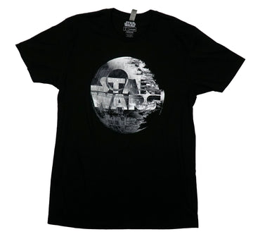 Stars Wars Mens T-Shirt - Logo In Death Star