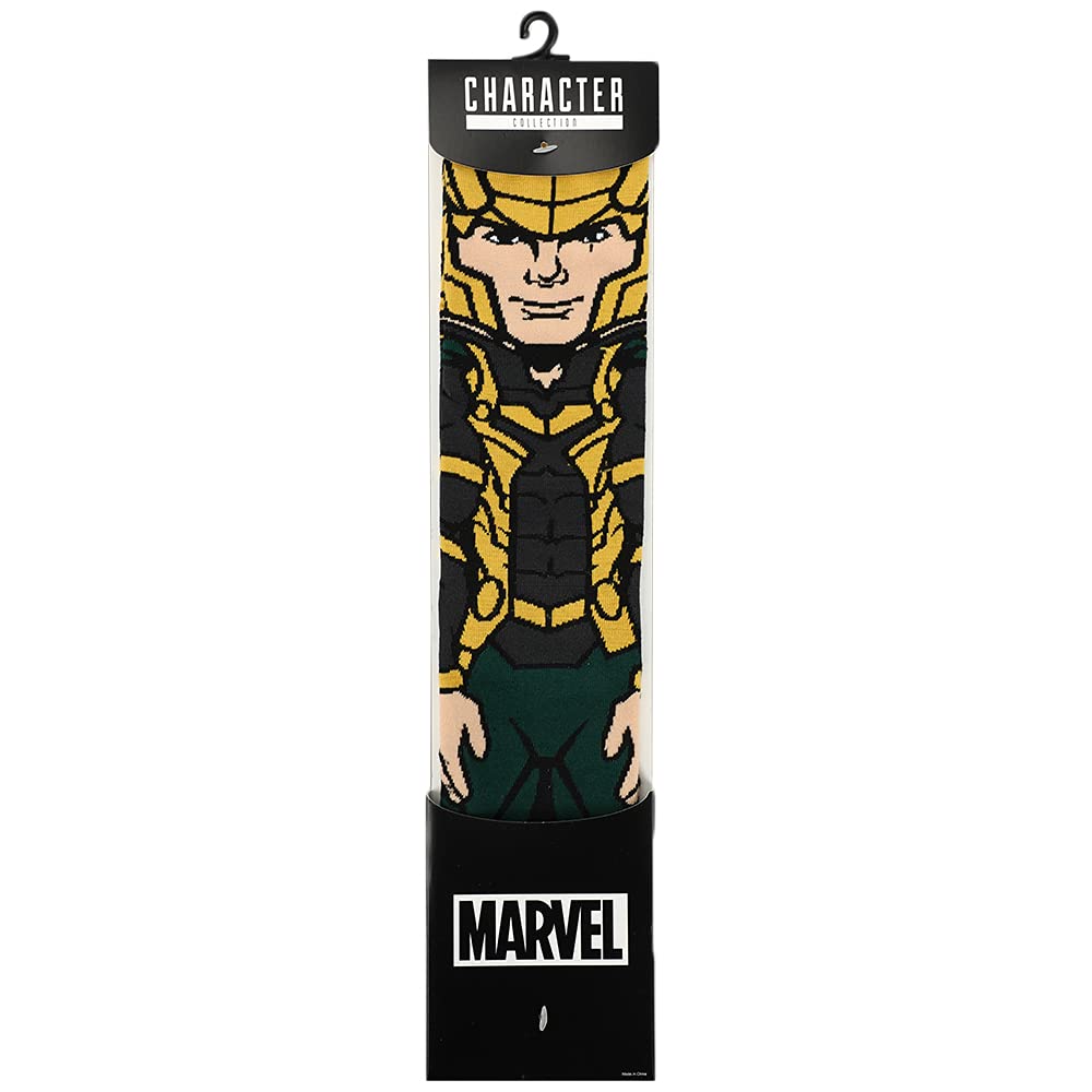 Marvel Loki 360 Character Crew Socks for Men