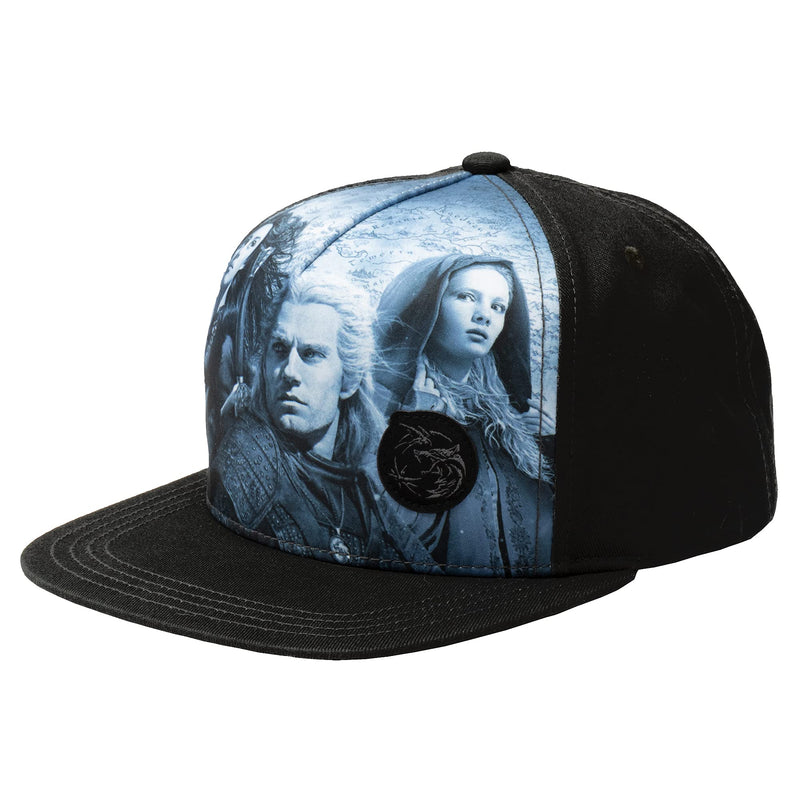 The Witcher End of The Journey Snapback Baseball Hat, Black, Adult Size