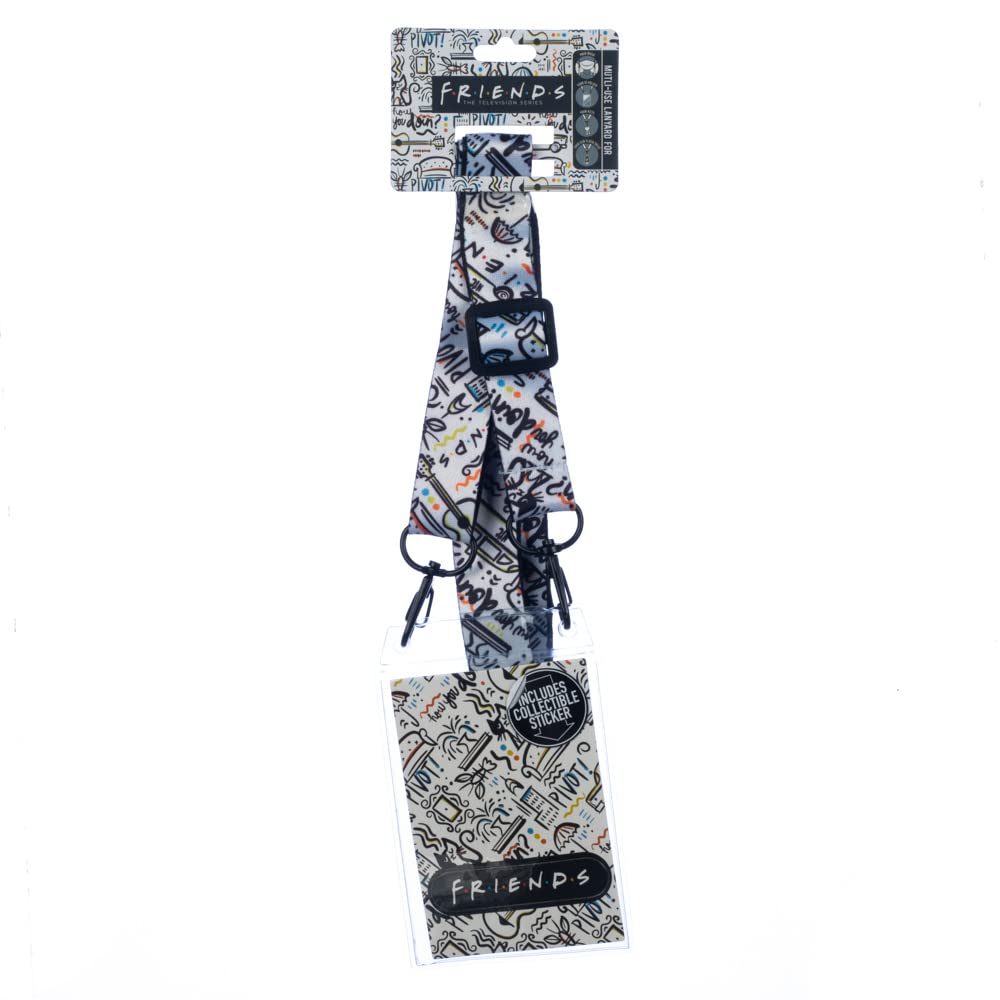 Friends Mask Lanyard Printed Mask Holder
