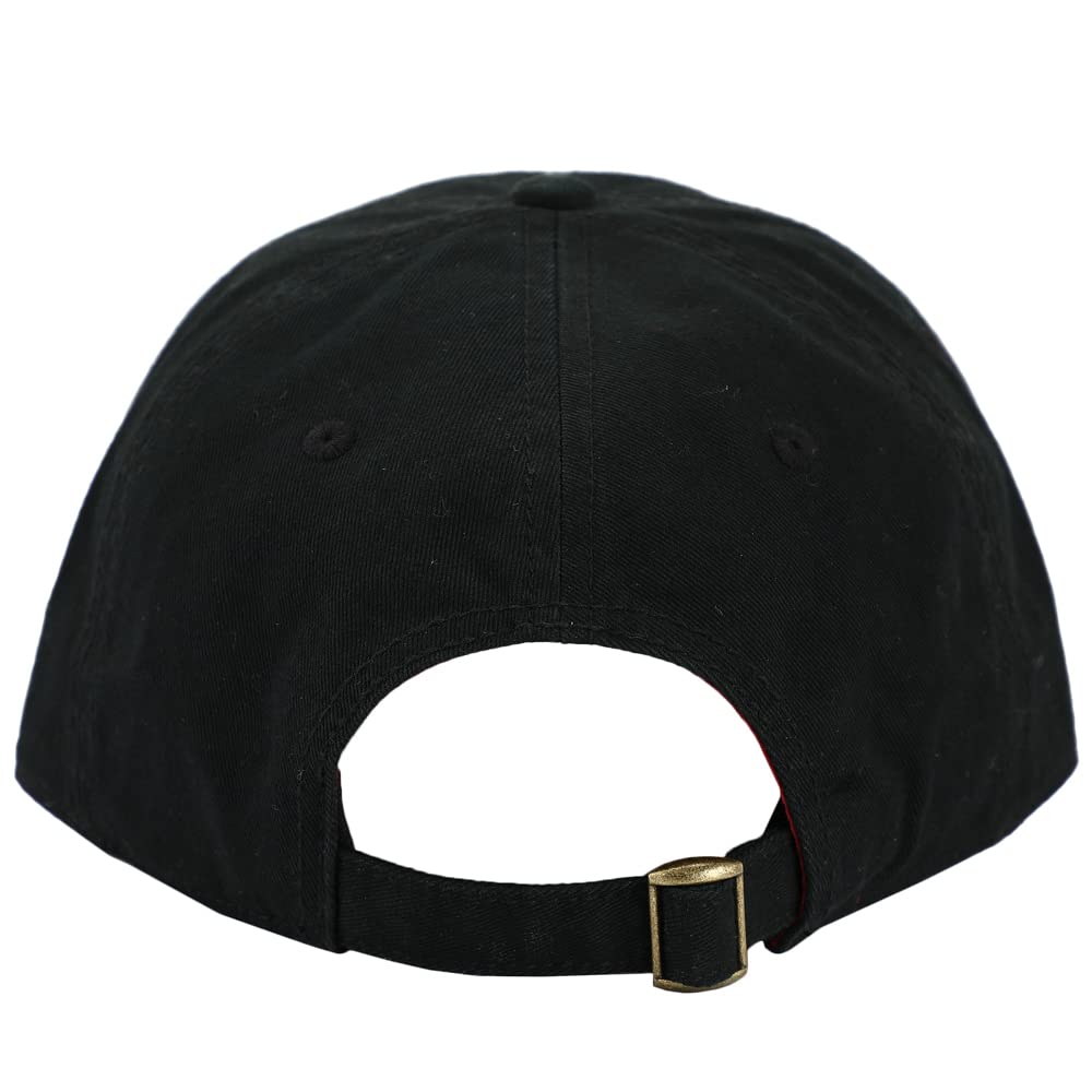 Falcon Winter Solider Embroidered Shield Adjustable Ball Cap Black