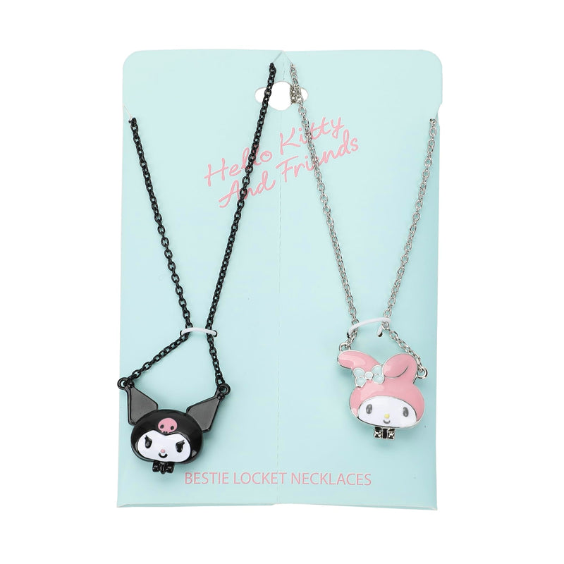 Bioworld Kuromi & My Melody 2-Piece Bestie Necklace Set